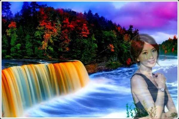 Waterfall Photo Frame स्क्रीनशॉट 3