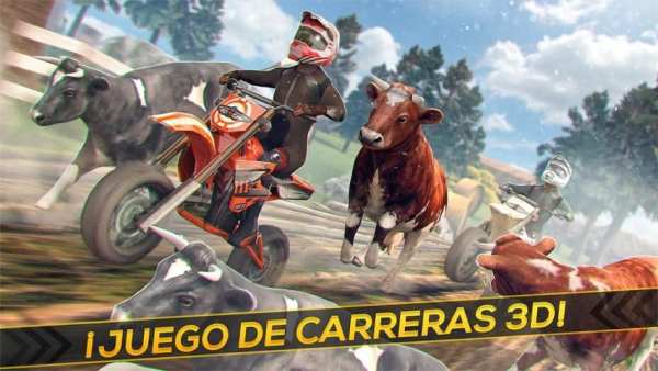 Motocross Carrera en la Granja स्क्रीनशॉट 3