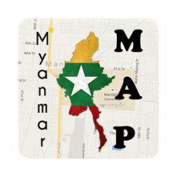Myanmar Map أيقونة