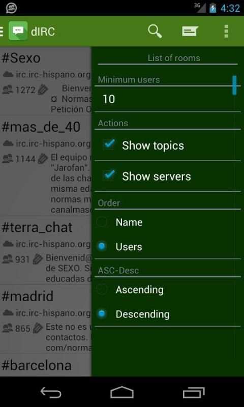 dIRC screenshot 3
