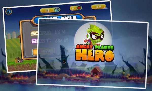 Angry Plants Hero स्क्रीनशॉट 1