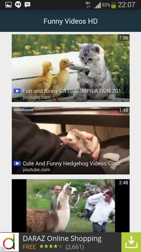 Latest Funny Videos HD स्क्रीनशॉट 8