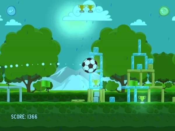 Angry Soccer Catapult स्क्रीनशॉट 3