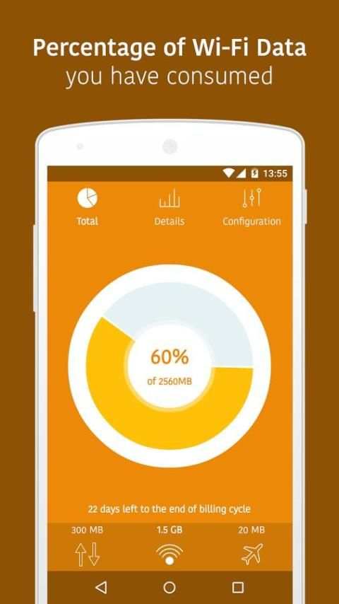 Data Manager Traffic Monitor 5 تصوير الشاشة