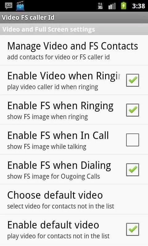 Video Full Screen Caller ID Tr स्क्रीनशॉट 1