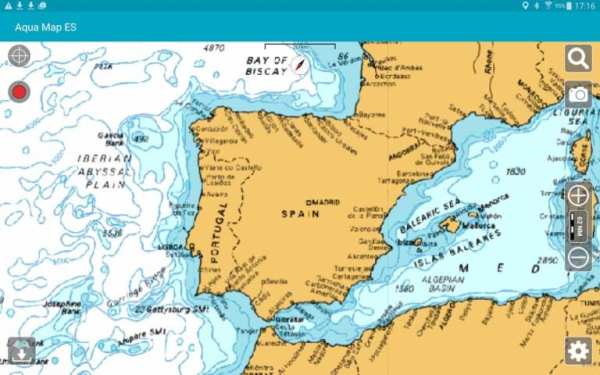 Aqua Map Iberia - Marine GPS स्क्रीनशॉट 6