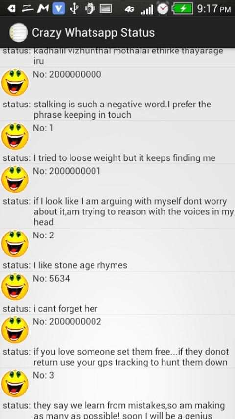 Crazy Whatsapp Status screenshot 3