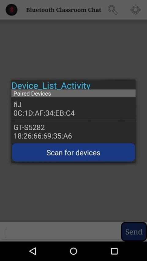 Bluetooth Chat स्क्रीनशॉट 3