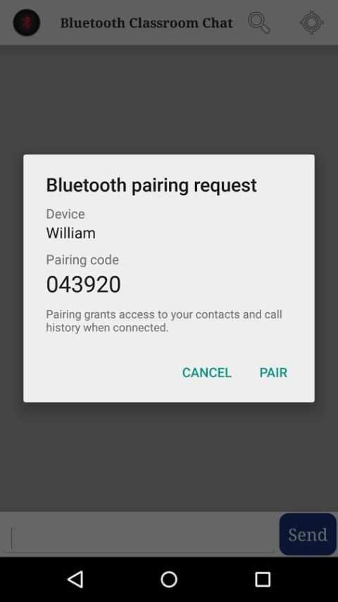 Bluetooth Chat स्क्रीनशॉट 9