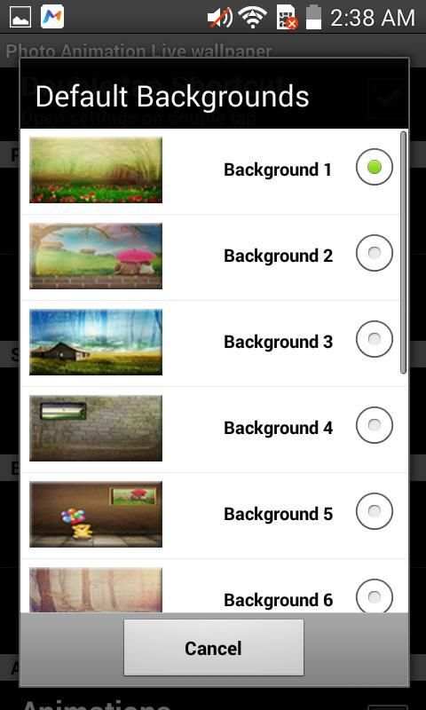 Photo Animation Live wallpaper 5 تصوير الشاشة