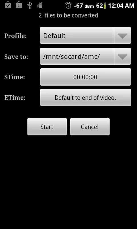 Video Converter Android screenshot 7