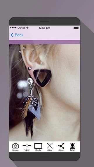 Piercing Camera Photo Editor скриншот 4