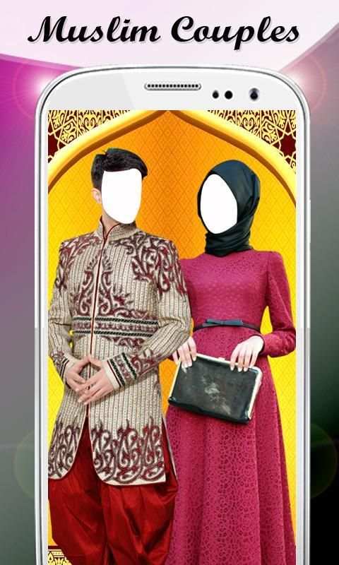 Couple Muslim Photo Suit स्क्रीनशॉट 1
