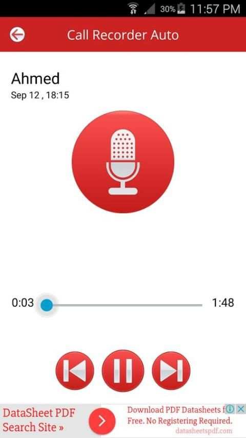 Call recorder screenshot 3