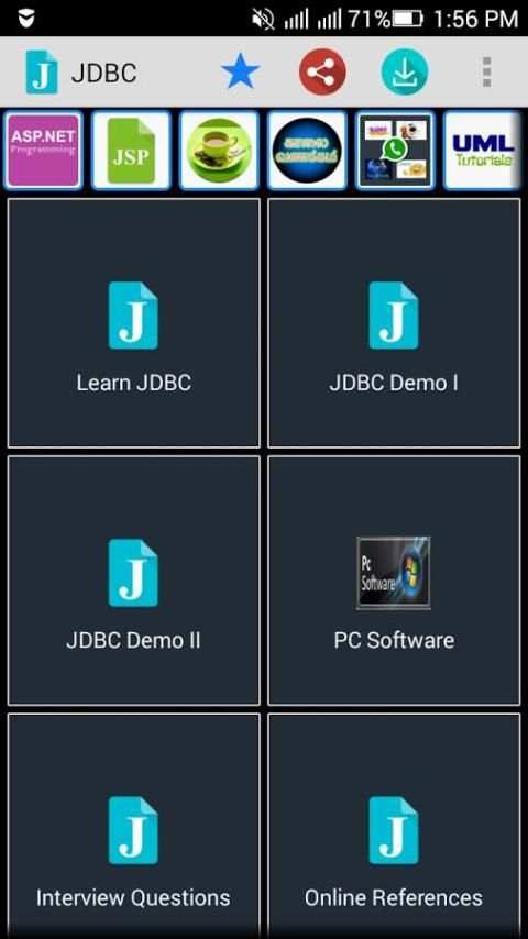 Java JDBC Tutorials screenshot 1