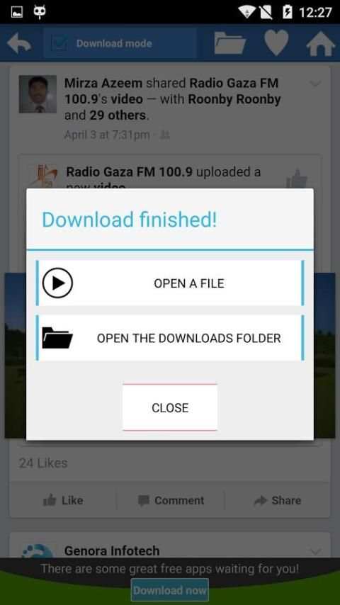VideoLoader For Facebook स्क्रीनशॉट 3