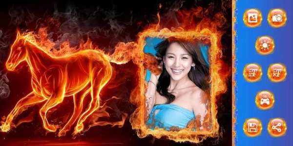 Fire Photo Frame स्क्रीनशॉट 7