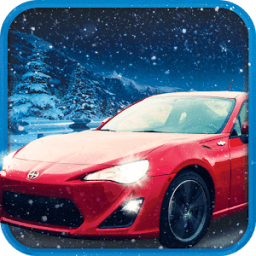 Driving Car In Snow icon