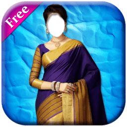Women saree Photo Change أيقونة