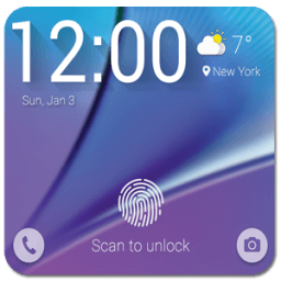 Fingerprint Prank Lock Note 5 आइकन