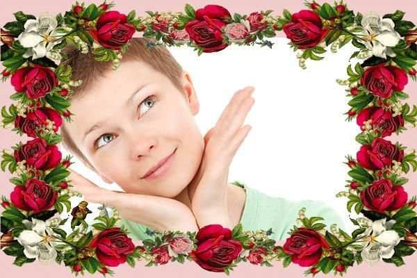 Photo In Flower Frames स्क्रीनशॉट 1