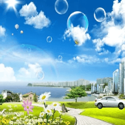 Coastal City Live Wallpaper icon