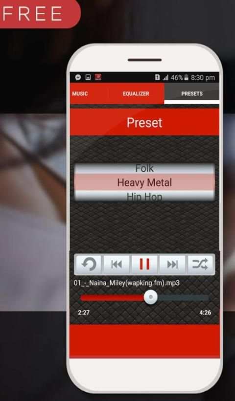 EQ Music Player Free screenshot 1