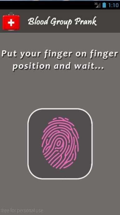 Blood Group Scanner Prank screenshot 1