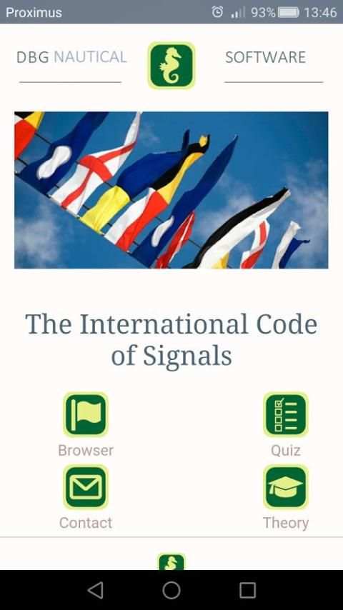 ICS flag trainer screenshot 1