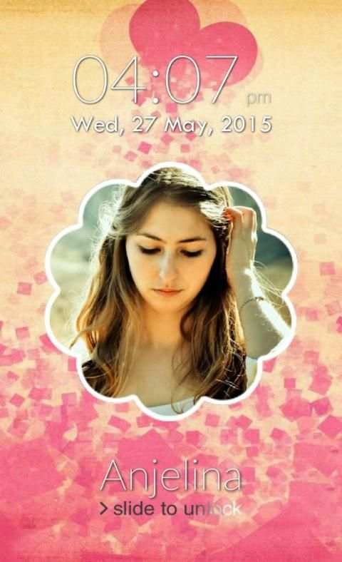 Name & Photo Lock Screen screenshot 6