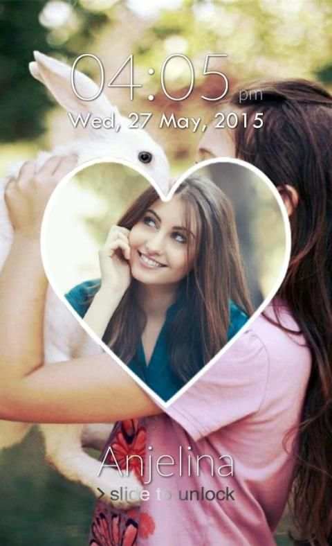 Name & Photo Lock Screen screenshot 3