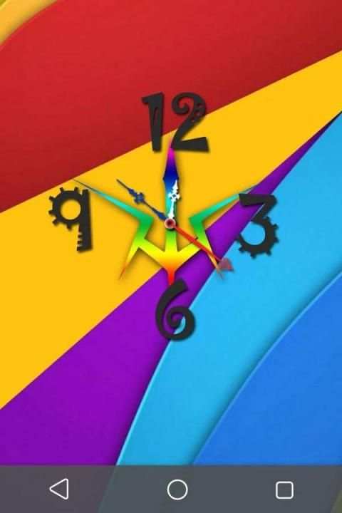 L Material Design Clock LiveWP screenshot 5