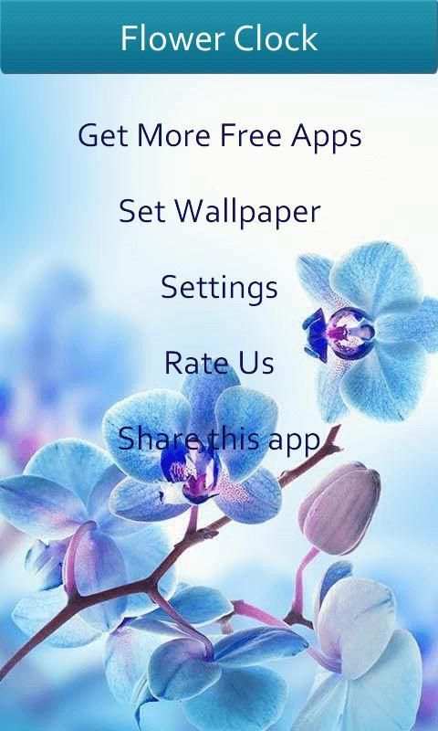 Flower Clock live Wallpaper screenshot 8