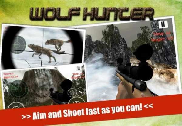 Wild Wolf Hunter Sniper Shoot screenshot 5