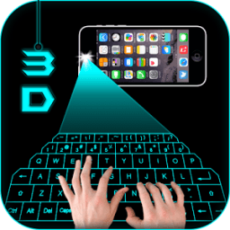 Hologram 3D Keyboard Prank أيقونة