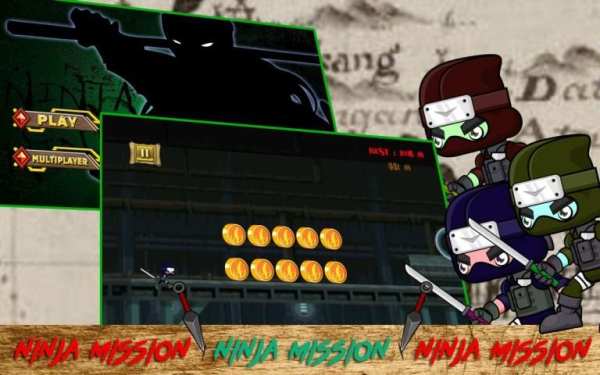 Ninja Mission - free screenshot 1