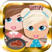 Princess Girl Cooking Food