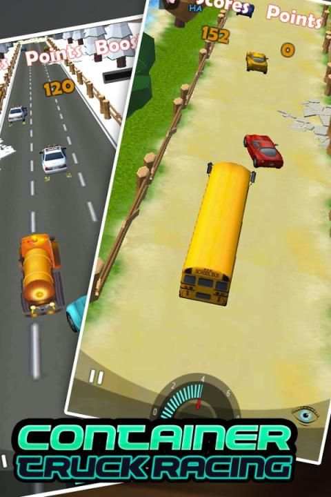 Container Truck Racing скриншот 3