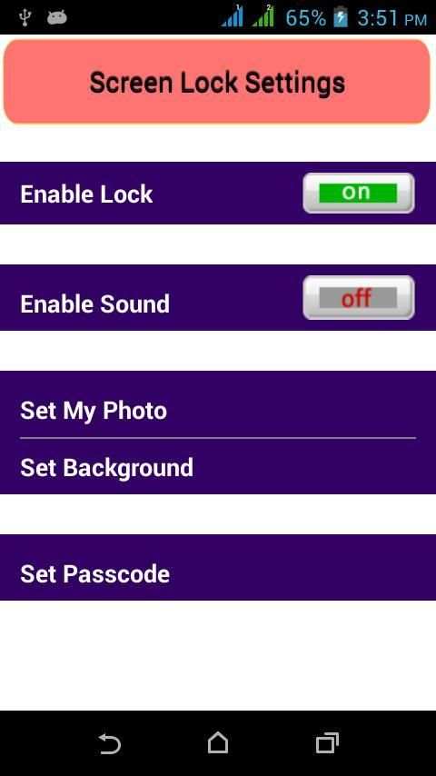 Foto Phone Lock screenshot 4