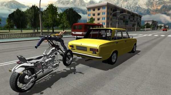 Russian Moto Race the Traffic скриншот 2