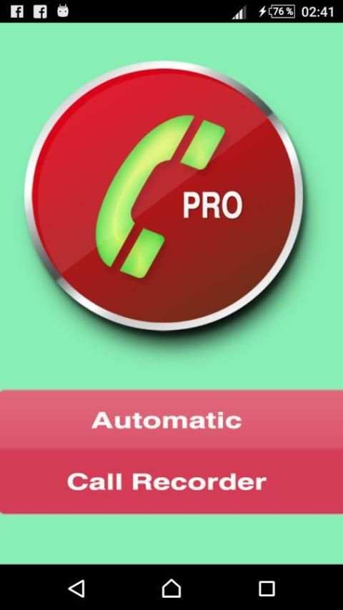 call recorder for Android स्क्रीनशॉट 5