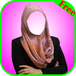 ikon Hijab Woman Photo Montage