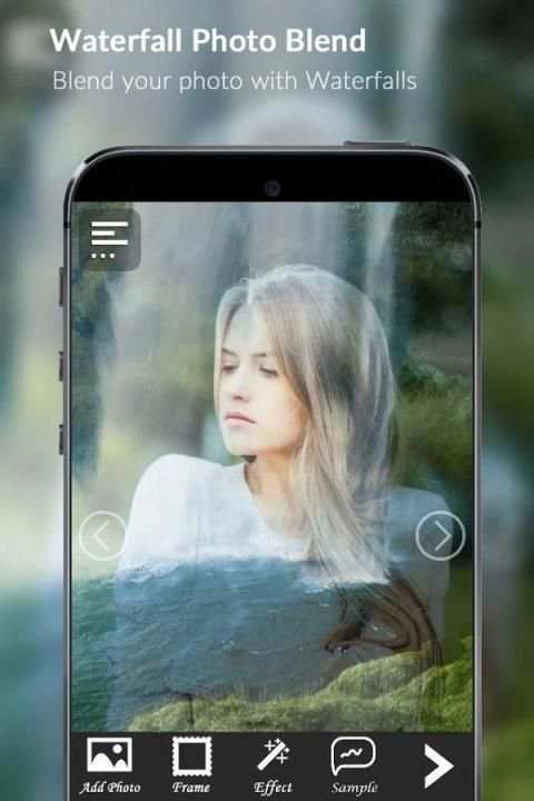 Waterfall Photo Blend 3 تصوير الشاشة