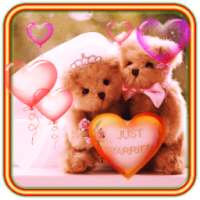 Valentine Bears live wallpaper