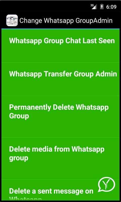 Change Whatsapp Group Admin screenshot 1