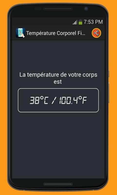 Température Corporelle Fièvre screenshot 3