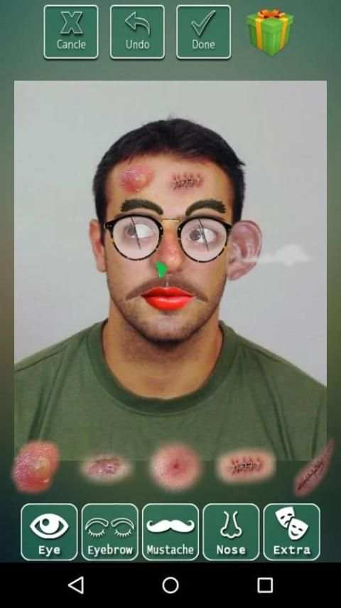 Funny Face Maker скриншот 2