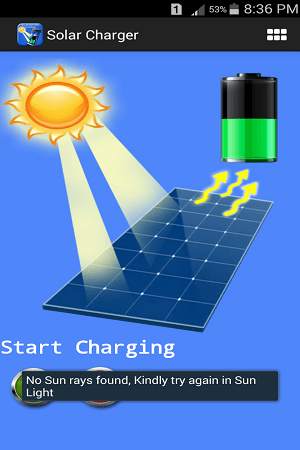 Solar Battery Charger screenshot 1