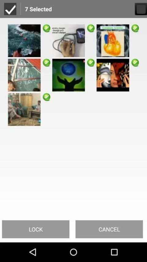Whatsup Gallery Photo Lock screenshot 5