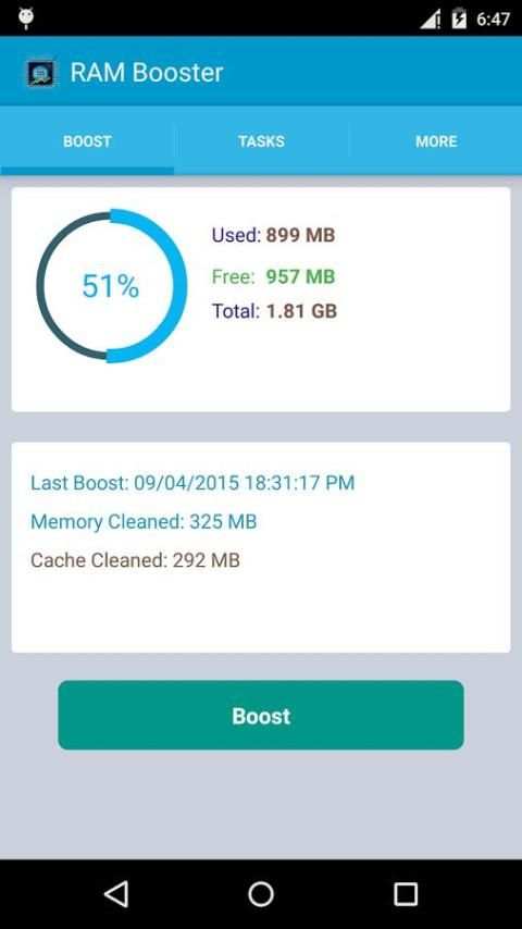RAM Booster Smart स्क्रीनशॉट 4